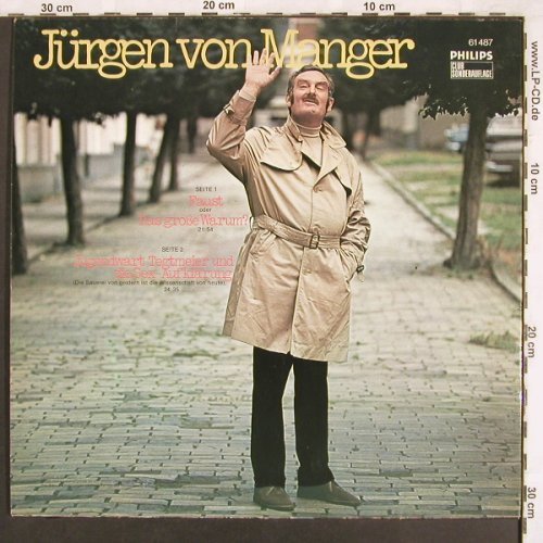 Von Manger,Jürgen: Mensch bleiben!, Club-Ed., Philips(61 487), D,  - LP - V1549 - 7,50 Euro