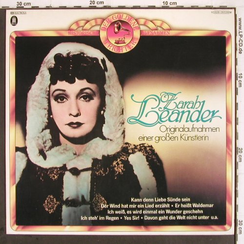 Leander,Zarah: Originalaufn.einer großenKünstlerin, Odeon (028-28 539 M), EEC, Mono Typ: LP Best.-Nr.: V163 Preis: 6,00 Euro