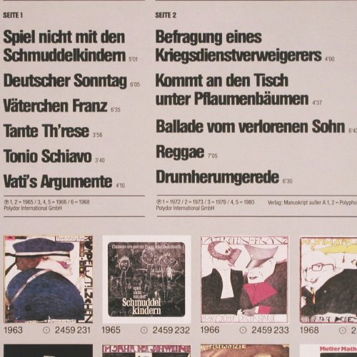 Degenhardt,F.-J.: Durch die Jahre, 1965-1980, Polydor(2459 242), D, 1980 - LP - V1649 - 6,00 Euro