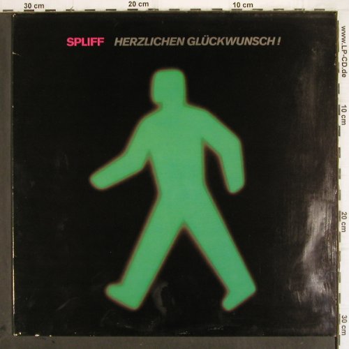 Spliff: Herzlichen Glückwunsch!, m-/vg+, CBS (CBS 25 125), NL, 1982 Typ: LP Best.-Nr.: V171 Preis: 5,00 Euro