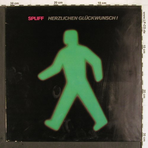 Spliff: Herzlichen Glückwunsch!, m-/vg+, CBS (CBS 25 125), NL, 1982 Typ: LP Best.-Nr.: V171 Preis: 5,00 Euro