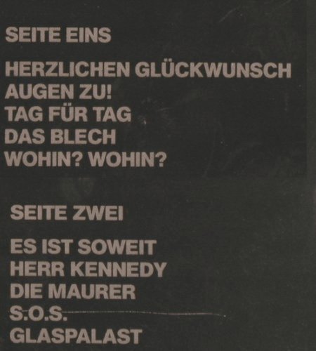 Spliff: Herzlichen Glückwunsch!, m-/vg+, CBS (CBS 25 125), NL, 1982 Typ: LP Best.-Nr.: V171 Preis: 5,00 Euro