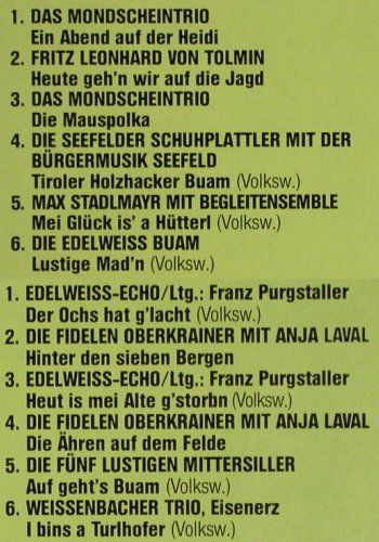 V.A.Ein Abend auf der Heidi: Mondschein Trio.. WeissenbacherTrio, Zebra(0091.577), D, 1979 - LP - V1733 - 5,00 Euro