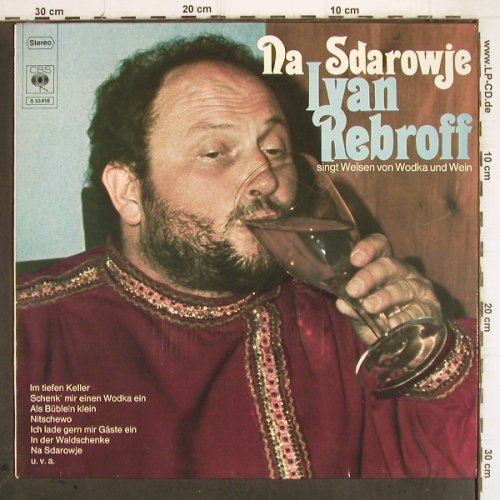 Rebroff,Ivan: Na Sdarowje, CBS(S 63 410), D, 1968 - LP - V175 - 5,00 Euro