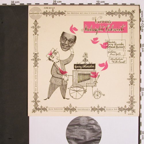 Kreisler,Georg: Vienna Midnight Cabaret, Amadeo (AVRS 8012 X), A, 1957 Typ: 10" Best.-Nr.: V1836 Preis: 20,00 Euro