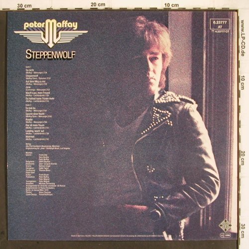 Maffay,Peter: Steppenwolf, Telefunken(6.23777 AT), D, 1976 - LP - V185 - 5,00 Euro