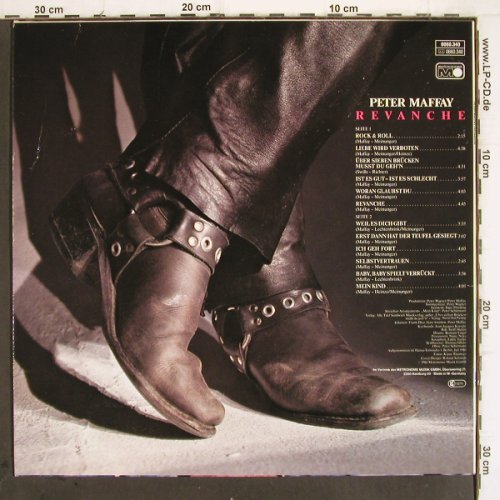 Maffay,Peter: Revanche, Metronome(0060.340), D, 1980 - LP - V198 - 5,00 Euro