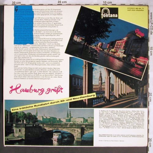 V.A.Hamburg grüßt: Eine fröhliche Runde d.Alt-u.Neu HH, Fontana (681 503 TL), D, Mono, 1962 Typ: LP Best.-Nr.: V2005 Preis: 9,00 Euro