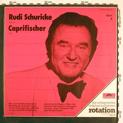 Schuricke,Rudi: Caprifischer (1964), Polydor Rotation(2428 122), D,Ri,  - LP - V2160 - 5,00 Euro