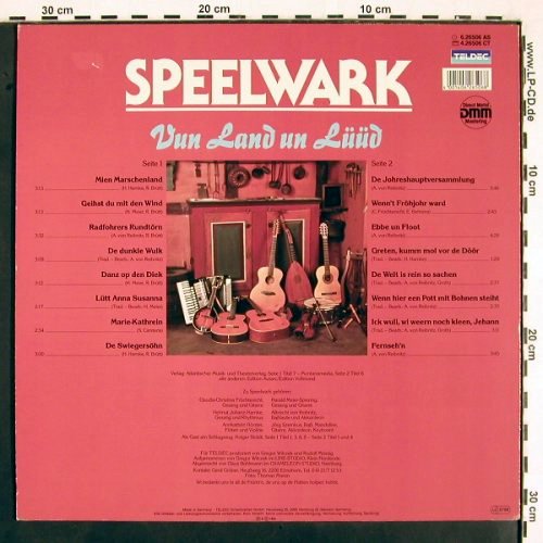 Speelwark: Vun Land un Lüüd, Teldec(6.26506 AS), D, 1987 - LP - V2161 - 7,50 Euro