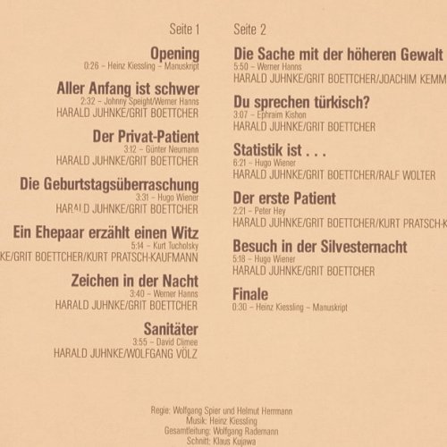 Boettcher,Grit / Harald Juhnke: Ein verücktes Paar, Ariola(203 195-365), D, 1980 - LP - V2287 - 7,50 Euro