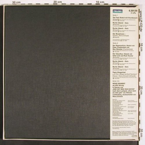 Erhardt,Heinz: Noch'n Gedicht Folge 2, Box, Teldec (6.30129), D, 1985 Typ: 3LP Best.-Nr.: V2324 Preis: 7,50 Euro