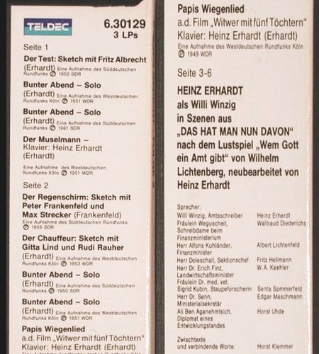 Erhardt,Heinz: Noch'n Gedicht Folge 2, Box, Teldec (6.30129), D, 1985 Typ: 3LP Best.-Nr.: V2324 Preis: 7,50 Euro