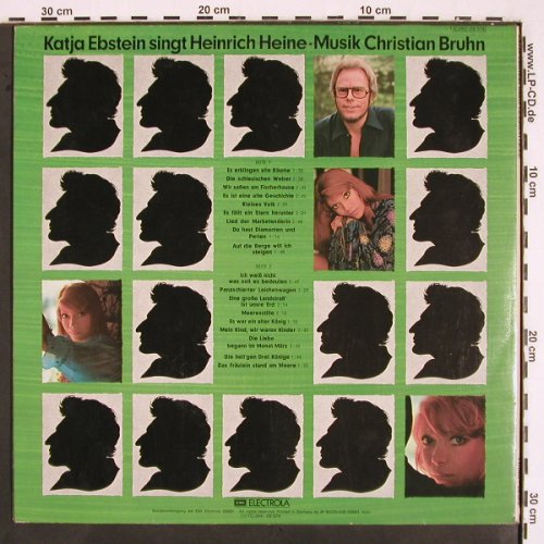 Ebstein,Katja: singt Heinrich Heine, Foc, HörZu (C 062-29 578), D, 1975 Typ: LP Best.-Nr.: V2337 Preis: 9,00 Euro