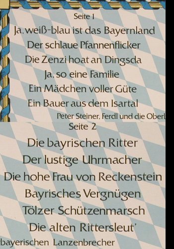 V.A.Bayern Pop 2: Die alten Rittersleut' i.n.Untaten, Europa (E 1044), D, 1975 Typ: LP Best.-Nr.: V2360 Preis: 4,00 Euro