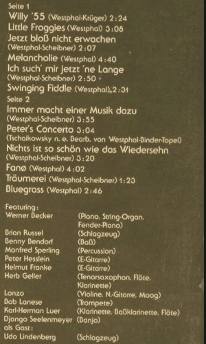 Lonzo: ...immer macht einer Musik dazu, Telefunken (6.22346 AS), D, m /vg+, 1975 Typ: LP Best.-Nr.: V2414 Preis: 12,50 Euro