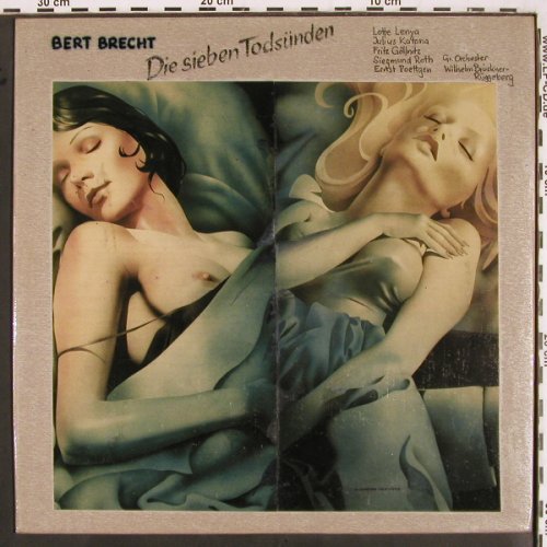 Lenya,Lotte: Die 7 Todsünden vg+/Selfmade Cover, Philips (B 07186 L), D, 1957 Typ: LP Best.-Nr.: V2455 Preis: 5,00 Euro
