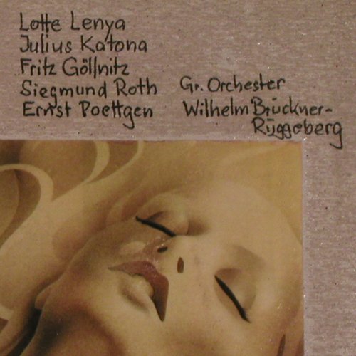 Lenya,Lotte: Die 7 Todsünden vg+/Selfmade Cover, Philips (B 07186 L), D, 1957 Typ: LP Best.-Nr.: V2455 Preis: 5,00 Euro