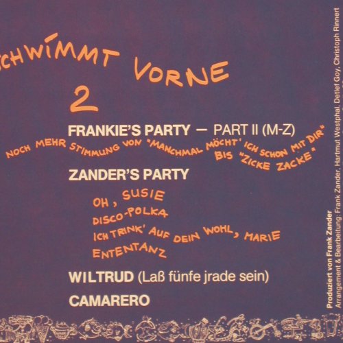 Zander,Frank: Frankie's Party, Blow Up,Club Ed.(15 673 7), D, 1988 - LP - V2477 - 6,00 Euro