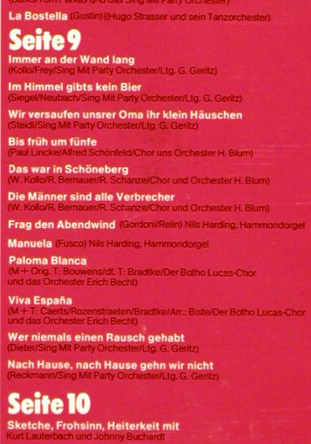 V.A.Für Jede Party'81: 250 Super-Stimmungs-Hits, Box, Columbia (198-46 215/219), D, 1980 Typ: 5LP Best.-Nr.: V2487 Preis: 9,00 Euro