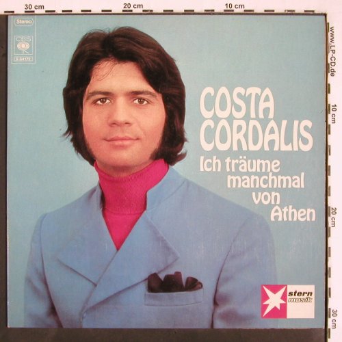Cordalis,Costa: Ich träume manchmal von Athen, Foc, CBS Stern Musik (S 64 172), D, 1970 Typ: LP Best.-Nr.: V2639 Preis: 7,50 Euro