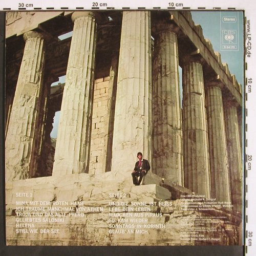 Cordalis,Costa: Ich träume manchmal von Athen, Foc, CBS Stern Musik (S 64 172), D, 1970 Typ: LP Best.-Nr.: V2639 Preis: 7,50 Euro