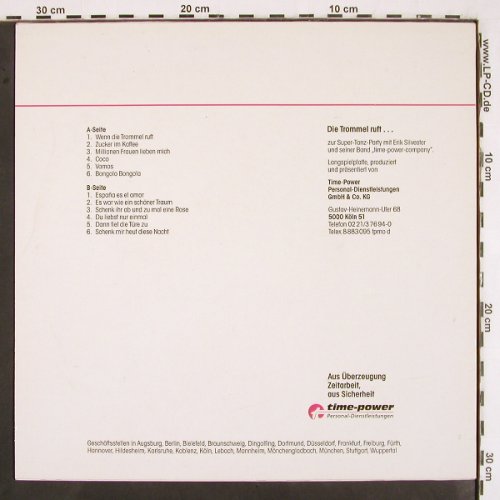 Silvester,Eric & Time Power Company: Wenn die Trommel ruft, time-power(786), D,  - LP - V2669 - 7,50 Euro