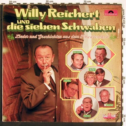 Reichert,Willy  u.d.sieben Schwaben: Lieder u.Geschichten a.d.Schwabenl., Polydor(2664 170), D,  - 2LP - V2706 - 6,00 Euro