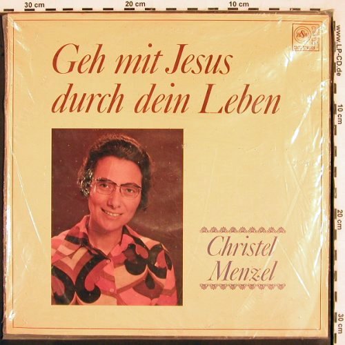 Menzel,Christel: Geh mit Jesus durch dein Leben, HSW(33768), D,FS-New, 1975 - LP - V2708 - 7,50 Euro