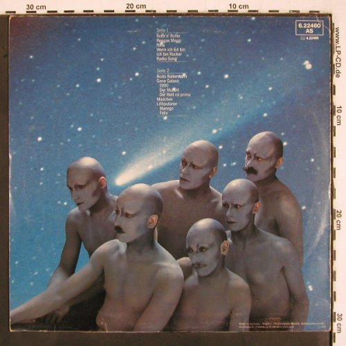 Lindenberg,Udo & Panik Orch.: Galaxo Gang (Start am 16.02.76 ), Telefunken(6.22460 AS), D, m-/vg+, 1976 - LP - V2898 - 6,00 Euro