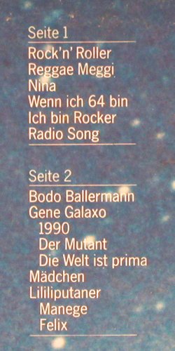 Lindenberg,Udo & Panik Orch.: Galaxo Gang (Start am 16.02.76 ), Telefunken(6.22460 AS), D, m-/vg+, 1976 - LP - V2898 - 6,00 Euro