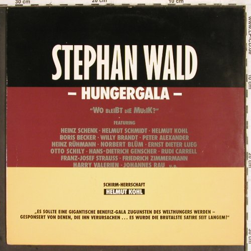 Wald,Stephan: Hungergala, CBS (4502441), NL, 1986 Typ: LP Best.-Nr.: V290 Preis: 6,00 Euro