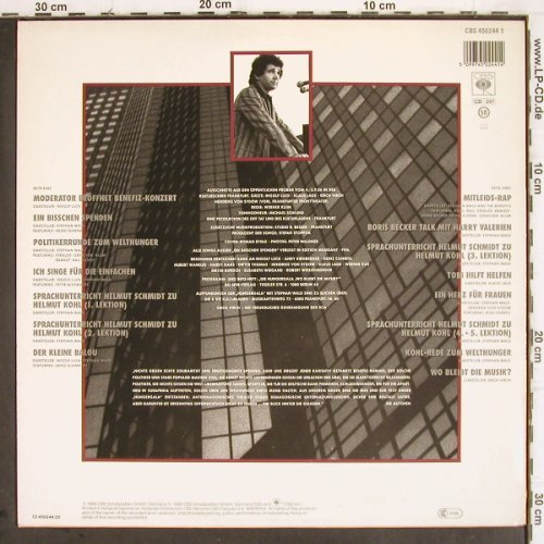 Wald,Stephan: Hungergala, CBS (4502441), NL, 1986 Typ: LP Best.-Nr.: V290 Preis: 6,00 Euro