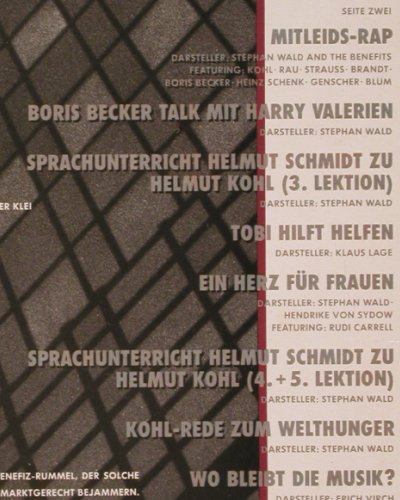 Wald,Stephan: Hungergala, CBS (4502441), NL, 1986 Typ: LP Best.-Nr.: V290 Preis: 6,00 Euro