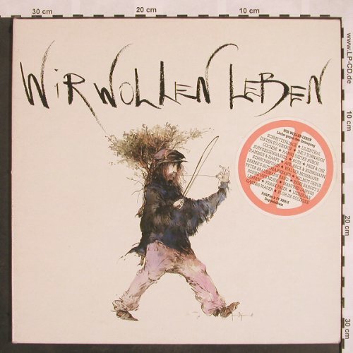 V.A.Wir wollen Leben: Lieder gegen den Untergang,Foc, Folkfreak (FF 3005/6), D, 1982 Typ: 2LP Best.-Nr.: V298 Preis: 7,50 Euro