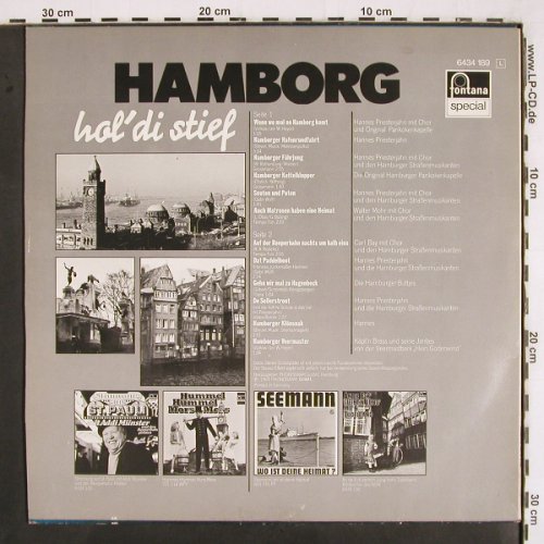 V.A.Hamburg hol' di stief: H.Pristerjahn.. Kapt'n Brass m-/vg+, Fontana (6434 189), D (1964) Typ: LP Best.-Nr.: V3057 Preis: 5,00 Euro