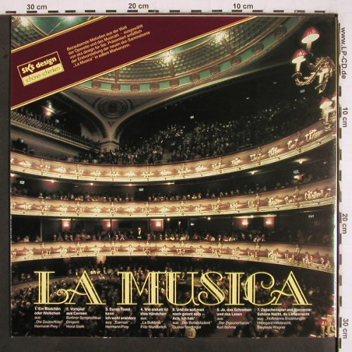 V.A.La Paloma / LaMusica-Operrette: Seefahrer-Lieder u.Shanties / Oper., SKS Design (F 666 675), D Typ: LP Best.-Nr.: V3087 Preis: 4,00 Euro
