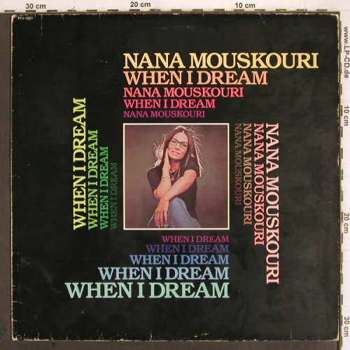 Mouskouri,Nana: When I Dream, m-/vg+, Philips(PTV-1027), CDN, 1983 - LP - V32 - 6,00 Euro