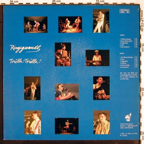Ringswandl: Trulla!Trulla!, Trikont EFA (US-0155), D, 1989 Typ: LP Best.-Nr.: V3375 Preis: 14,00 Euro