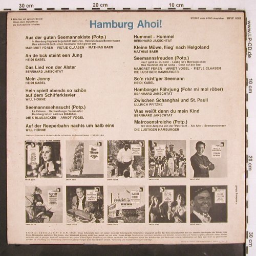 V.A.Hamburg Ahoi !: Ein musikalisches Souvenier, Volksplatte (SMVP 6082), D Typ: LP Best.-Nr.: V3547 Preis: 7,50 Euro