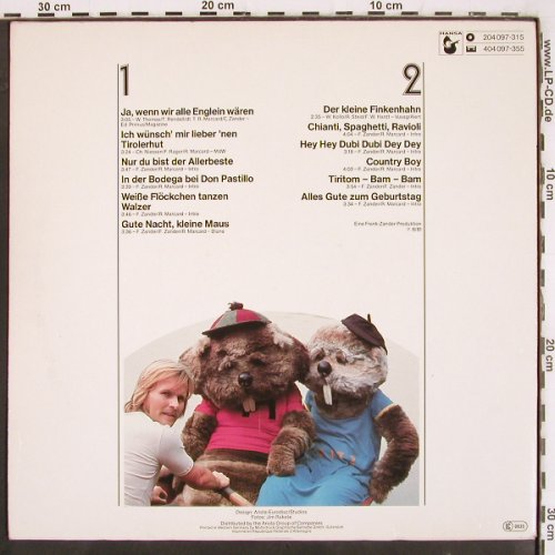 Zander,Frank: Ja,wenn wir alle Engel wären, Hansa (204 097-315), D, 1981 Typ: LP Best.-Nr.: V3585 Preis: 5,00 Euro