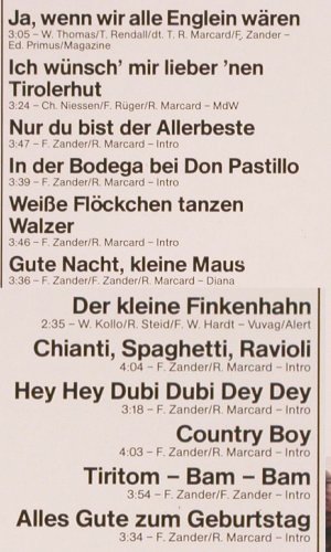 Zander,Frank: Ja,wenn wir alle Engel wären, Hansa (204 097-315), D, 1981 Typ: LP Best.-Nr.: V3585 Preis: 5,00 Euro