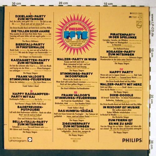 V.A.Jubel-Trubel Riesen Fete mit: Kai Warner,Happy Singers,Valdor.., Philips (6623 096), D Typ: 2LP Best.-Nr.: V3587 Preis: 4,00 Euro