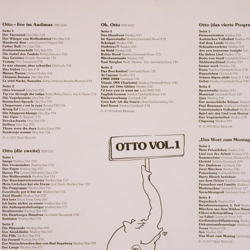 Waalkes,Otto: Otto Vol.1, Box (SPR 0110-0104), Rüssl (1C 198 15 51003), D, Lim.Ed., 1984 Typ: 5LP Best.-Nr.: V3591 Preis: 20,00 Euro