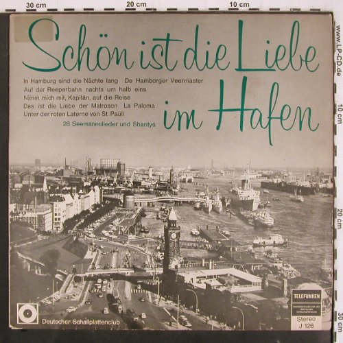 V.A.Schön ist die Liebe im Hafen: 28 Seemannslieder und Shanties, Telefunken (J-126), D,m-/vg+ Typ: LP Best.-Nr.: V3684 Preis: 7,50 Euro