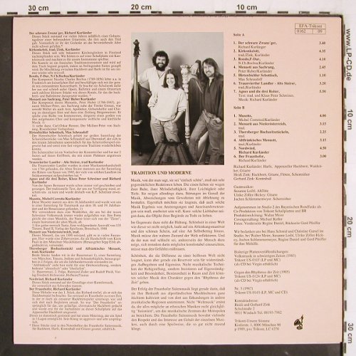 Fraunhofer Saitenmusik: Same, Trikont (US-0162), D, 1989 Typ: LP Best.-Nr.: V3729 Preis: 12,50 Euro