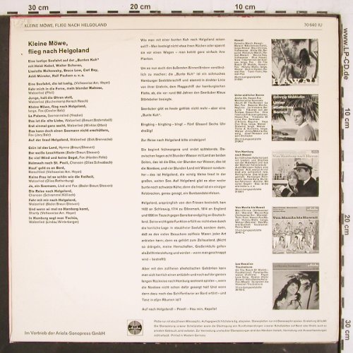 V.A.Kleine Möwe,flieg nachHelgoland: Eine lustige Seefahrt... Bunten Kuh, Ariola (70 640 IU), D, Mono Typ: LP Best.-Nr.: V3752 Preis: 7,50 Euro