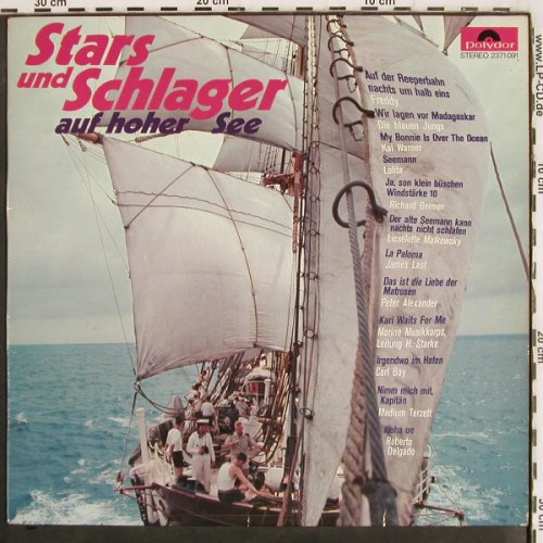 V.A.Stars und Schlager auf hoherSee: Freddy, Last, Carl Bay, Delgado.., Polydor (2371 091), D, 1969 Typ: LP Best.-Nr.: V3807 Preis: 6,00 Euro