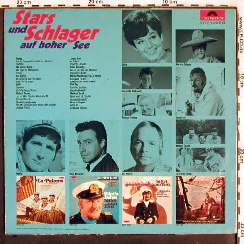V.A.Stars und Schlager auf hoherSee: Freddy, Last, Carl Bay, Delgado.., Polydor (2371 091), D, 1969 Typ: LP Best.-Nr.: V3807 Preis: 6,00 Euro