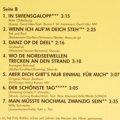 V.A.Wunschkonzert d. NDR-Welle Nord: Die beliebtesten Lieder a.d.Wunschk, Palm Records (28 010), D, woc, 1989 Typ: LP Best.-Nr.: V3853 Preis: 7,50 Euro
